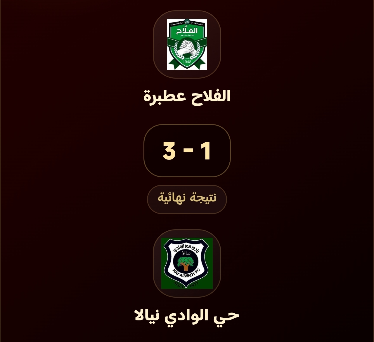 حي الوادي نيالا يكتسح الفلاح عطبرة بثلاثية في دوري النخبة السوداني
